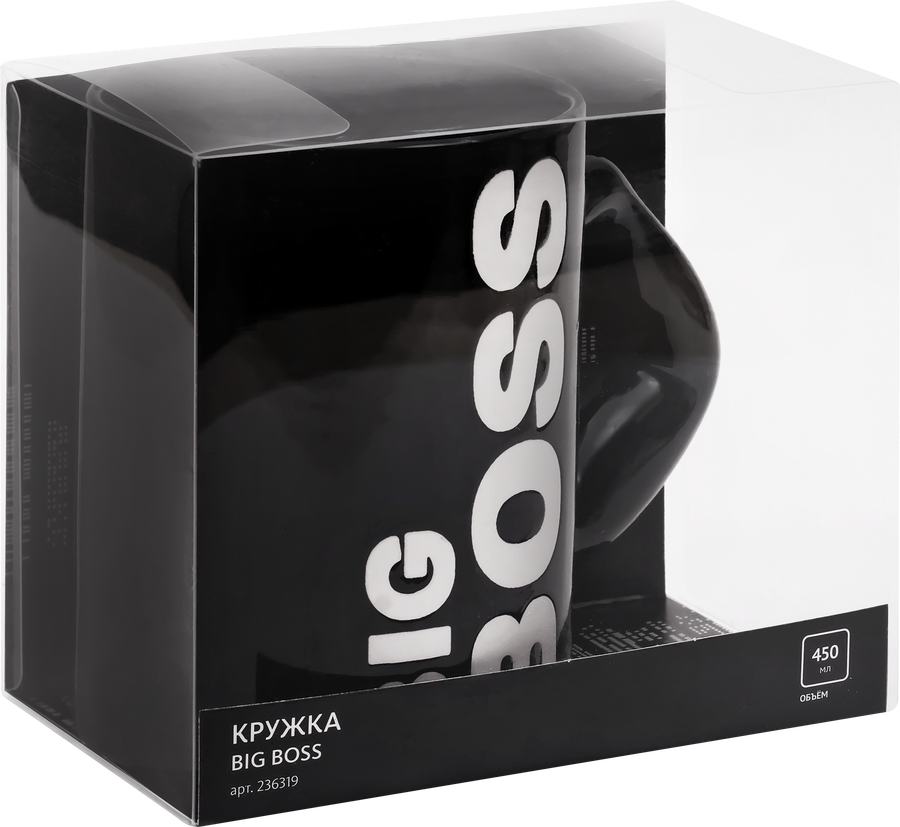 Кружка HOMECLUB Big Boss 450мл, керамика, Арт. 236319, превью