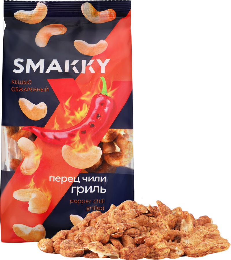 Кешью SMAKKY жареный, перец, 150г, превью