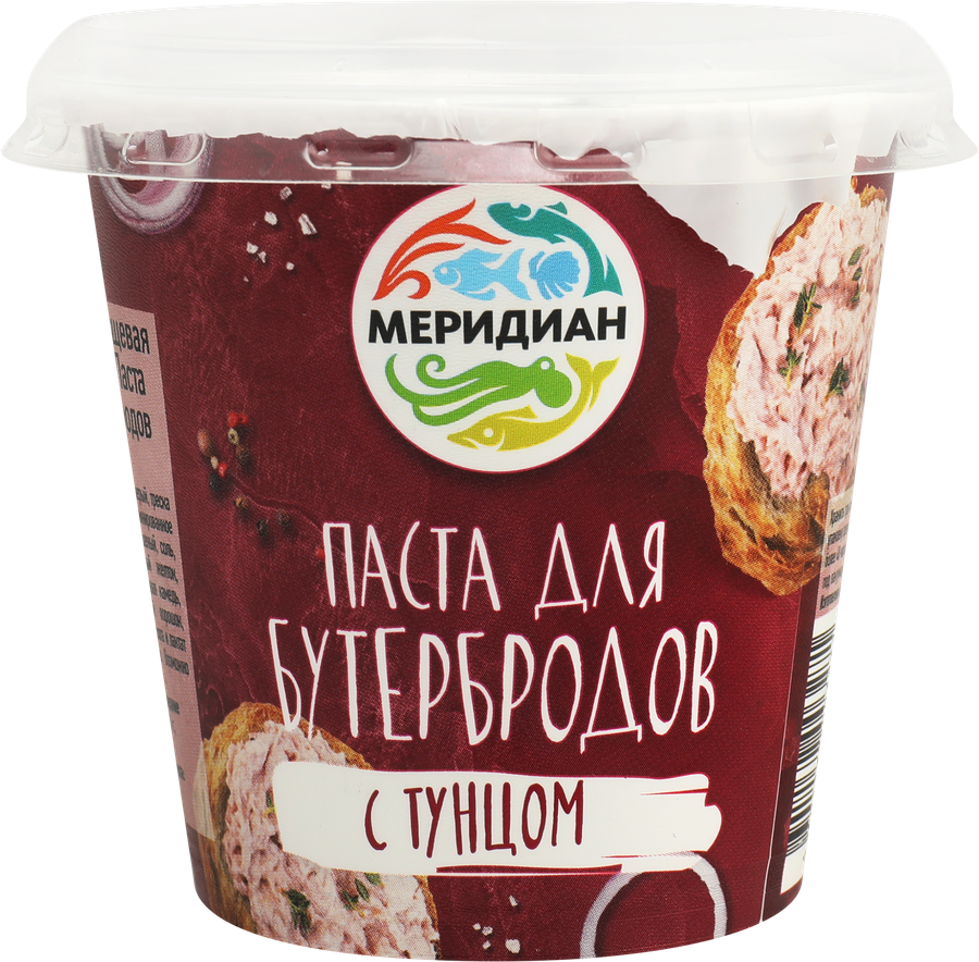 Паста для бутербродов МЕРИДИАН с тунцом, 140г, превью
