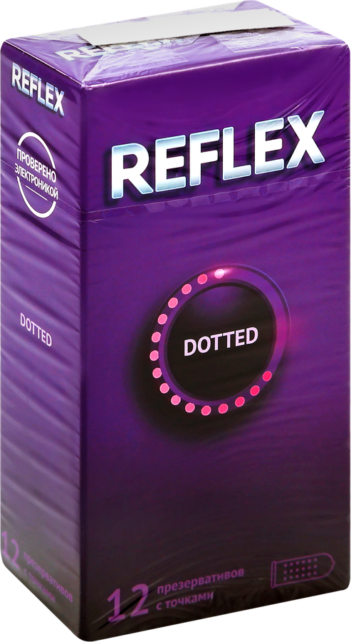Презервативы REFLEX Dotted в смазке, 12шт, предпросмотр