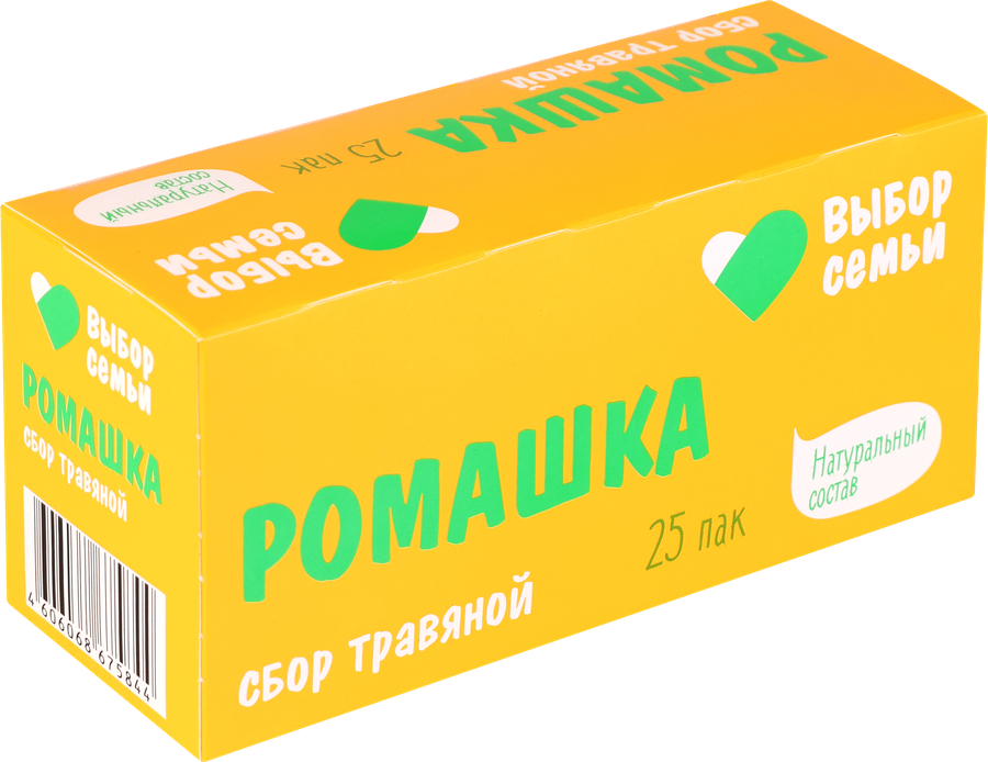 Напиток чайный ВЫБОР СЕМЬИ Сбор травяной Ромашка, 25пак, предпросмотр