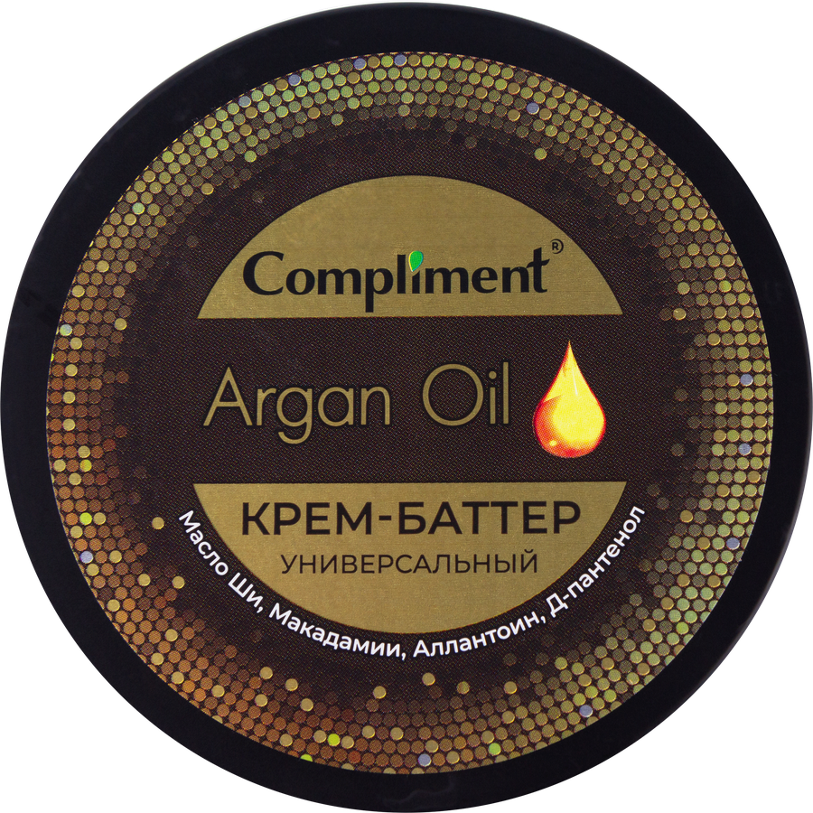 Крем-баттер COMPLIMENT Argan Oil Питание и увлажнение, для очень сухой кожи, 200мл, превью