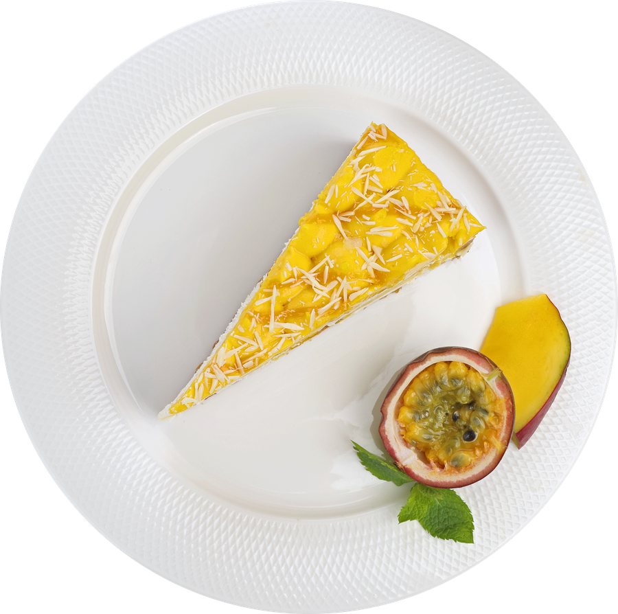 Торт ЛЕНТА FRESH Чизкейк манго-маракуйя, 145г, предпросмотр