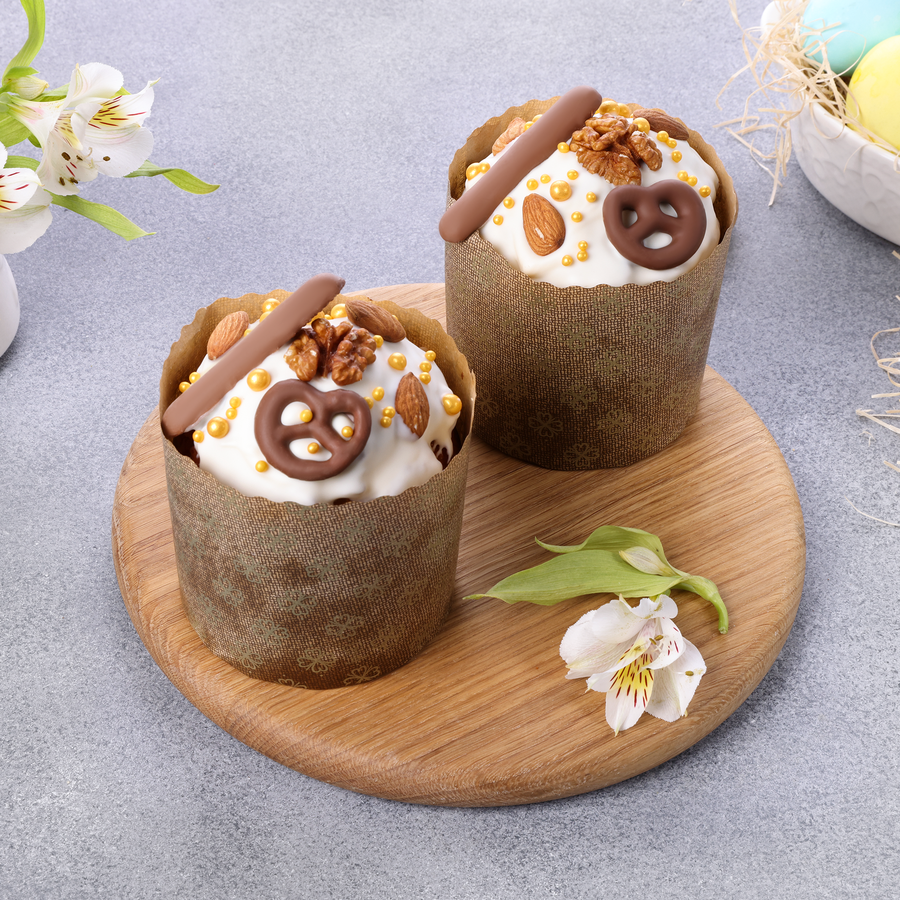 Кулич с карамельной начинкой, 420г, превью