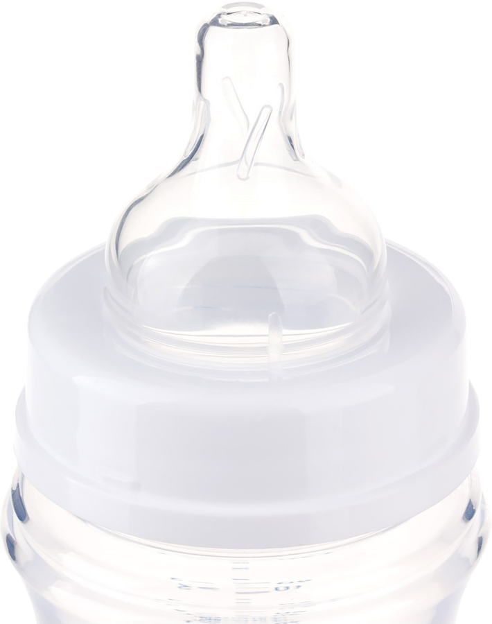 Бутылочка для кормления CANPOL BABIES EasyStart 120мл, антиколиковая с широким горлышком, с 0 месяцев, в ассортименте, Арт. 35/216_blu, 35/216_pin, превью