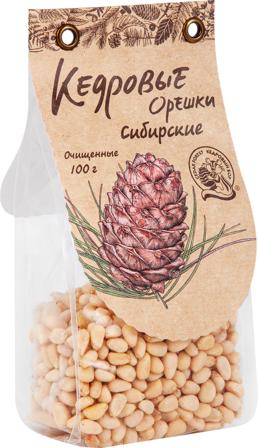 Орехи кедровые КЕДРОВЫЙ БОР очищенные, 100г, предпросмотр