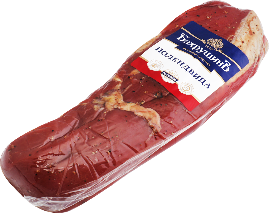 Полендвица сырокопченая из мяса свинины БАХРУШИНЪ, весовая, предпросмотр