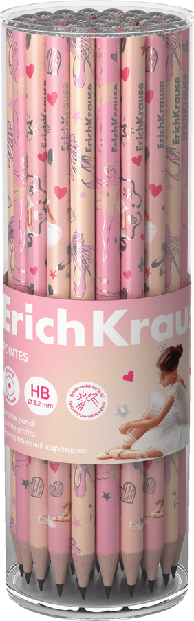 Карандаш ERICHKRAUSE Pointes, HB, круглый, Арт. 60731, предпросмотр