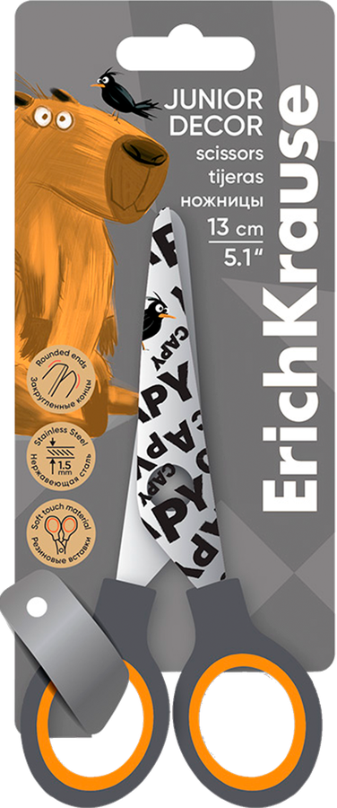 Ножницы ERICHKRAUSE Endeavor Manga, 16см, в ассортименте, Арт. 60849, предпросмотр