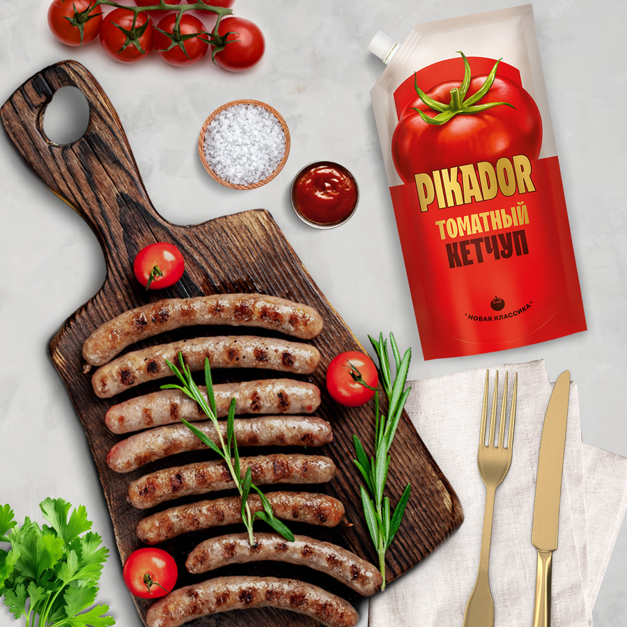 Кетчуп PIKADOR Томатный, 500г, превью