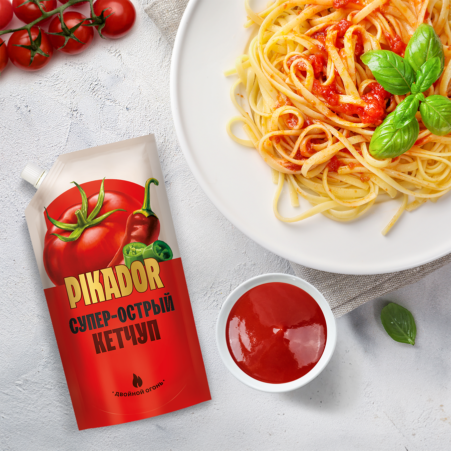Кетчуп PIKADOR Супер острый, 500г, предпросмотр