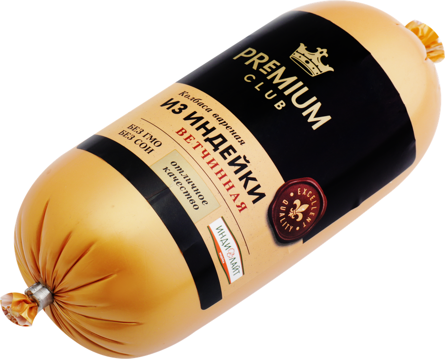 Колбаса вареная PREMIUM CLUB Ветчинная из индейки, 400г, предпросмотр