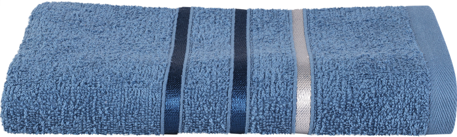 Полотенце махровое HOMECLUB Stripe 70х130см, синее, Арт. HCS/70130/син, превью