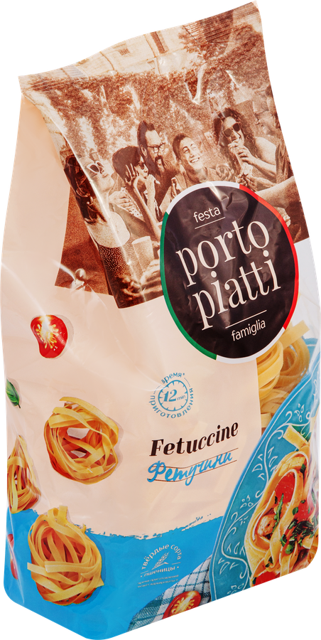 Макароны PORTO PIATTI Гнезда Фетуччини, 400г, предпросмотр