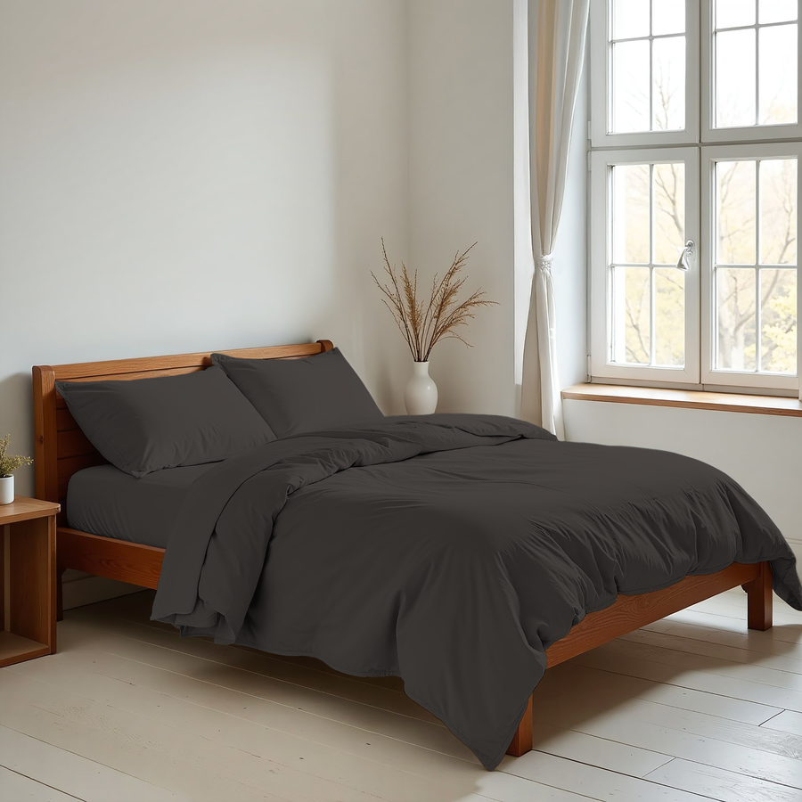 Пододеяльник HOMECLUB 175x215(+/-3)см, цвет графит, Арт. HCDC-S-175-GR, превью