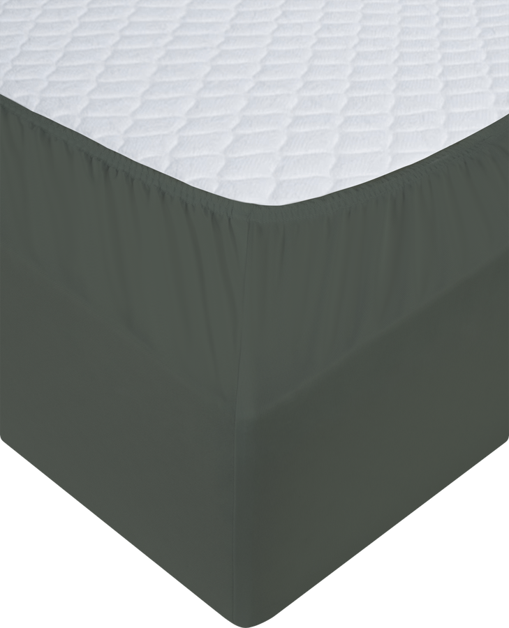 Простыня на резинке HOMECLUB 160x200(+/-3)см, зеленая, Арт. HCBS-S-16-EN, предпросмотр