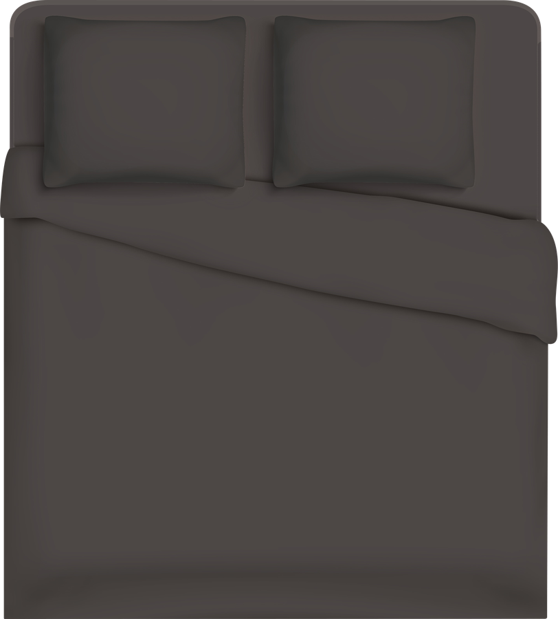 Простыня на резинке HOMECLUB 160x200(+/-3)см, цвет графит, Арт. HCBS-S-16-GR, предпросмотр