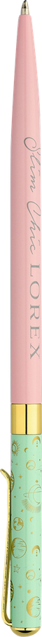 Ручка шариковая LOREX Slim chic Horoscope, синий, подарочная, 0,7мм, Арт. LXOPSC-HP2, предпросмотр