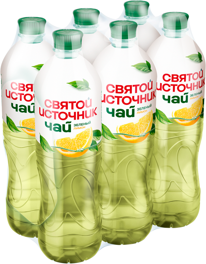 Чай холодный зеленый СВЯТОЙ ИСТОЧНИК Лимон, 1л, превью