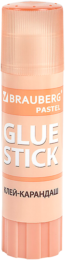 Клей-карандаш BRAUBERG Pastel, в ассортименте, Арт. 271249, 15г, превью