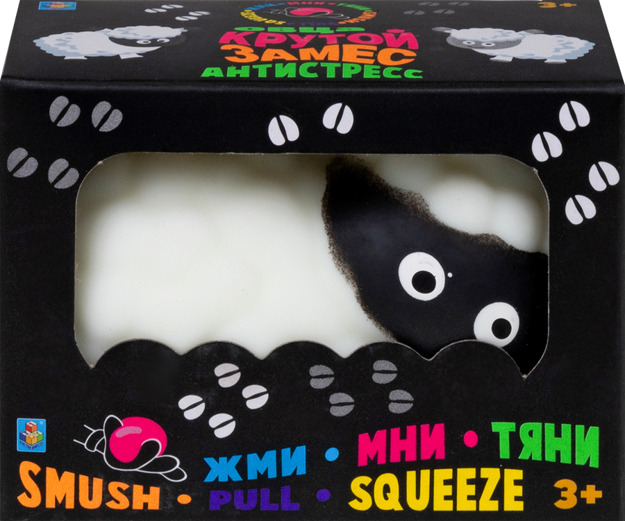 Игрушка 1TOY Крутой замес, Овечка, 2 цвета, 8,5х5,5х6см, Арт. Т23817, предпросмотр