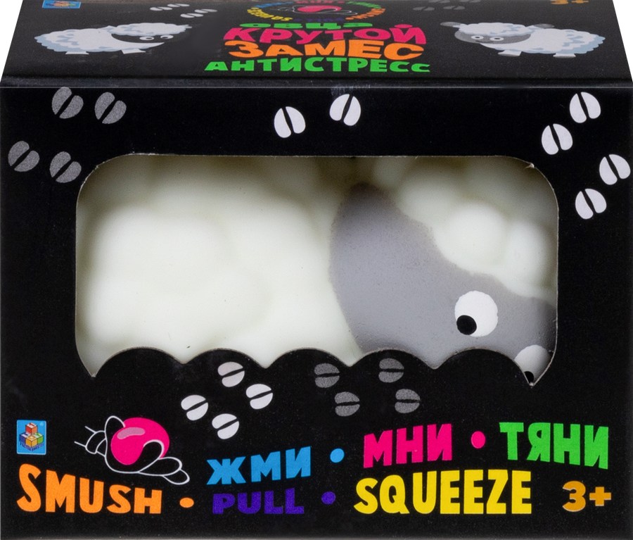 Игрушка 1TOY Крутой замес, Овечка, 2 цвета, 8,5х5,5х6см, Арт. Т23817, превью