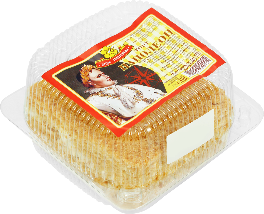 Торт ВКУС ДЕТСТВА Наполеон, 250г, предпросмотр