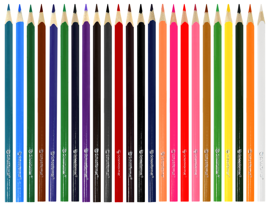 Карандаши цветные SCHOOLFORMAT Дикая планета, 24 цвета, трехгранные, Арт. КЦ24-ДП, предпросмотр
