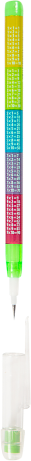 Карандаш СПЕЙС ArtSpace Таблица умножения, сегментный, с ластиком, Арт. 261869, предпросмотр