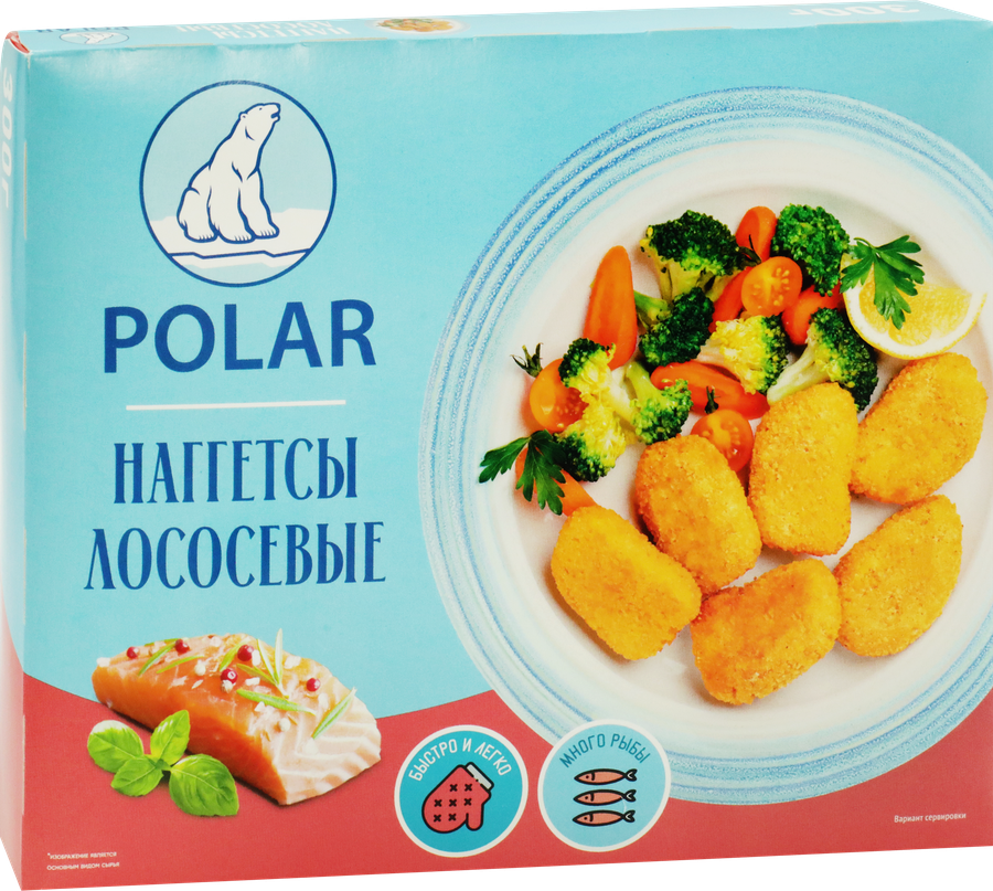 Наггетсы лососевые POLAR в панировке, 300г, предпросмотр
