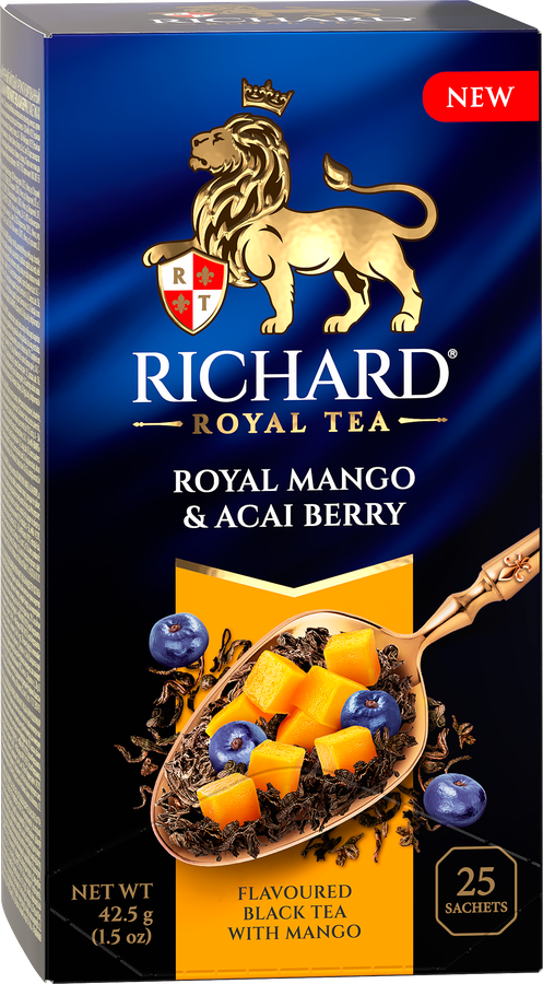 Чай черный RICHARD Royal Mango&Acai berry, 25пак, превью