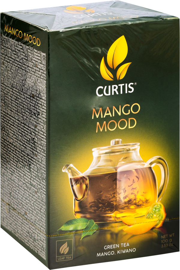 Чай зеленый CURTIS Mango Mood листовой, 100г, превью