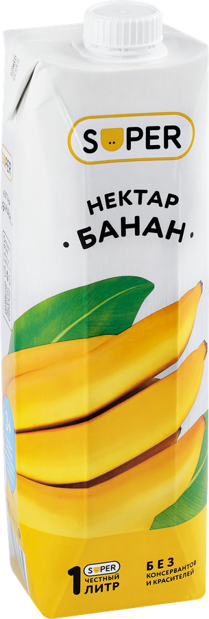 Нектар SUPER Банан, 1л, превью