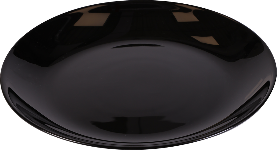 Тарелка десертная HOMECLUB Diva Black 19см, стекло, Арт. BNMP75T, превью