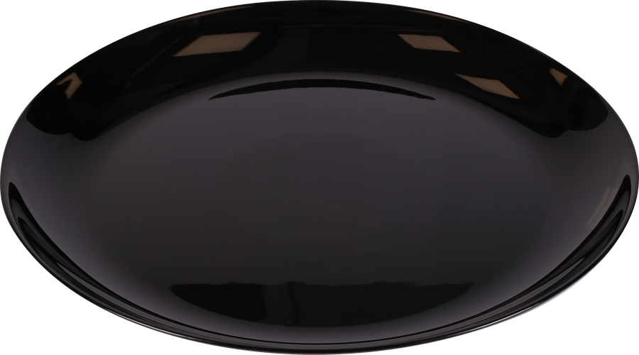 Тарелка обеденная HOMECLUB Diva Black 25см, стекло, Арт. BNMP100T, предпросмотр