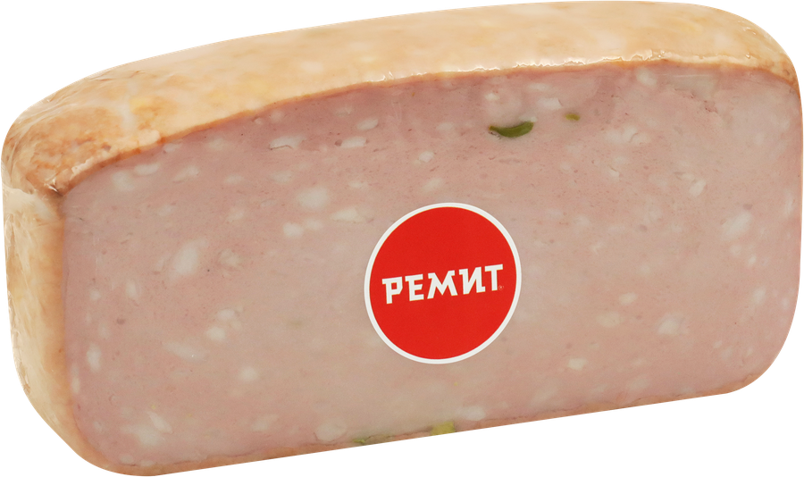 Колбаса вареная РЕМИТ Мортаделла подпеченная с фисташками, весовая, предпросмотр