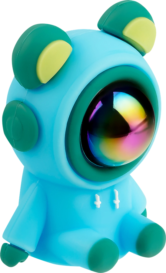 Точилка MESHU Cute bear, пластиковая, 1 отверстие, в ассортименте, Арт. 362924, превью