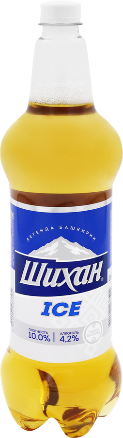Пиво светлое ШИХАН Айс пастеризованное 4,2%, 1.2л, превью