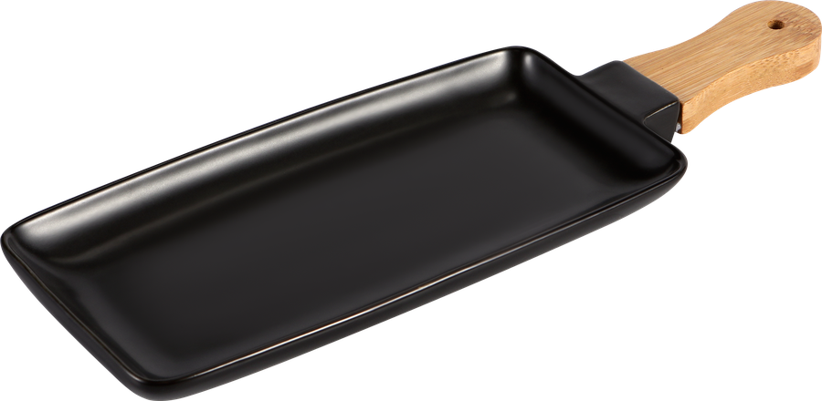 Доска сервировочная HOMECLUB Matt Black 33см, керамика, Арт. BCME-1, предпросмотр