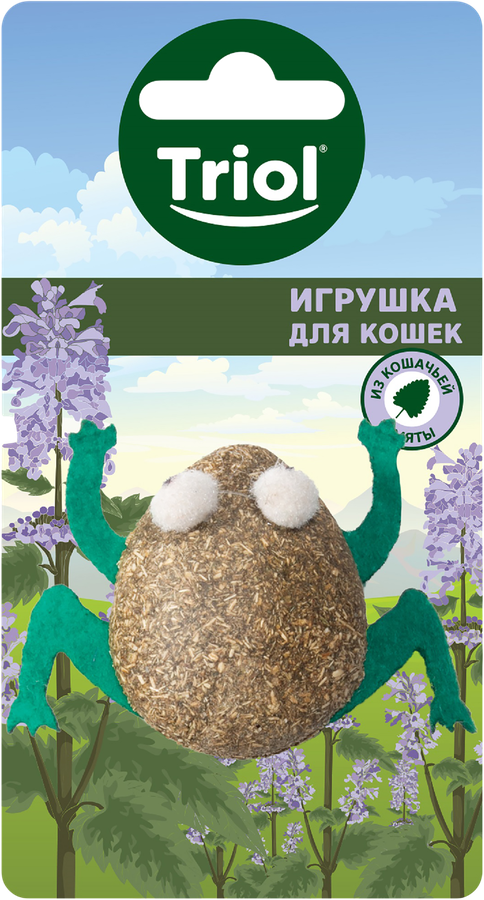 Игрушка для кошек TRIOL из прессованной кошачьей мяты, предпросмотр