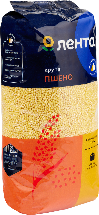 Пшено ЛЕНТА, 1кг, предпросмотр
