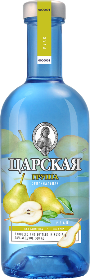 Настойка ЦАРСКАЯ Оригинальная Груша 38%, горькая, 0.5л, превью
