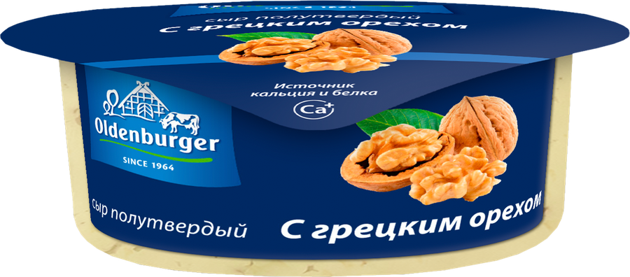 Сыр OLDENBURGER с грецким орехом 45%, без змж, 350г, предпросмотр