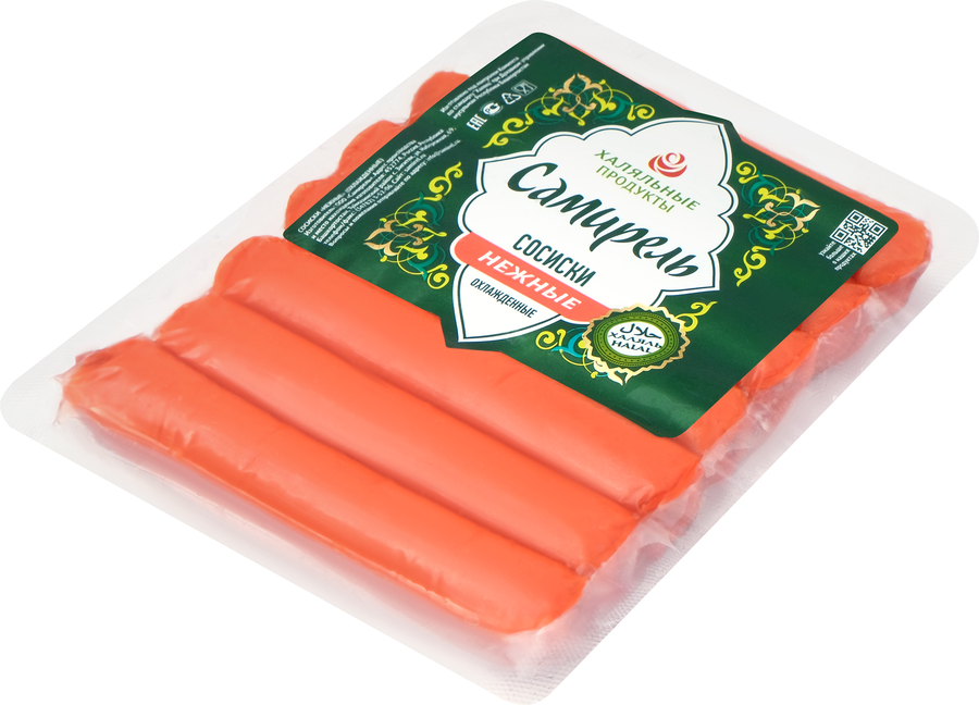 Сосиски САМИРЕЛЬ Нежные, 350г, превью
