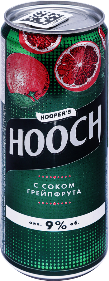 Напиток спиртной HOOCH Супер особый с соком грейпфрута газированный 9,0%, 0.33л, превью