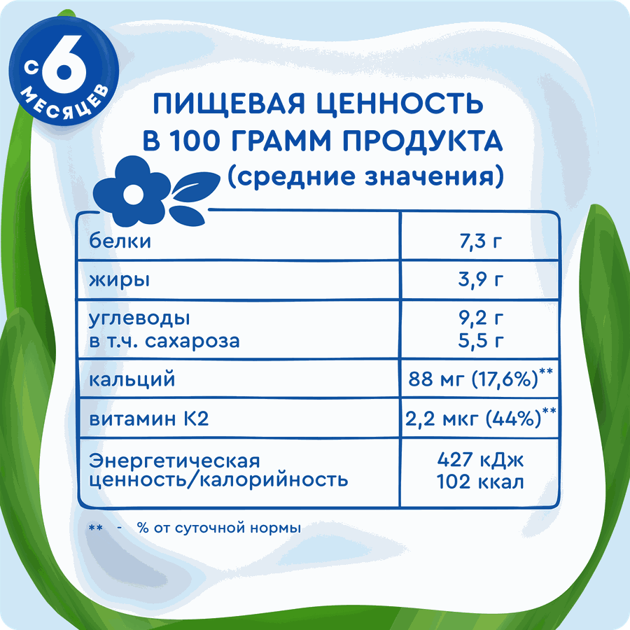 Творог детский АГУША фруктовый с клубникой 3,9%, с 6 месяцев, без змж, 100г, предпросмотр