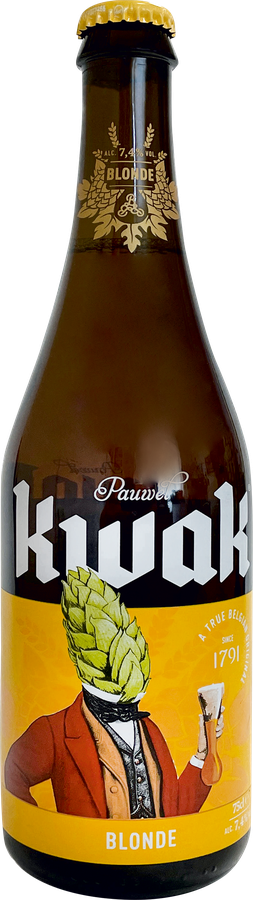 Пиво светлое KWAK Blonde фильтрованное пастеризованное 7,4%, 0.75л, предпросмотр