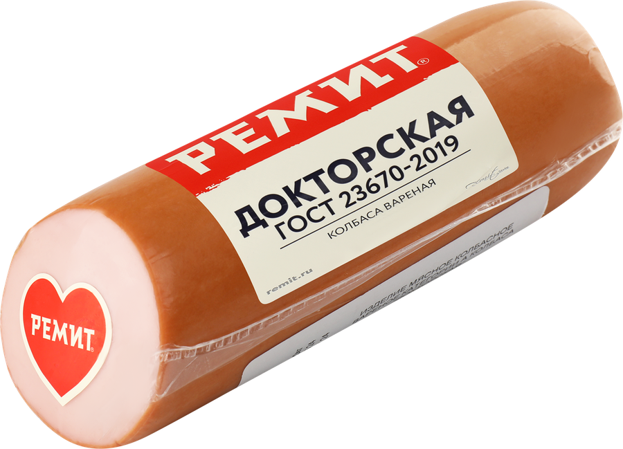 Колбаса вареная РЕМИТ Докторская, 320г, превью