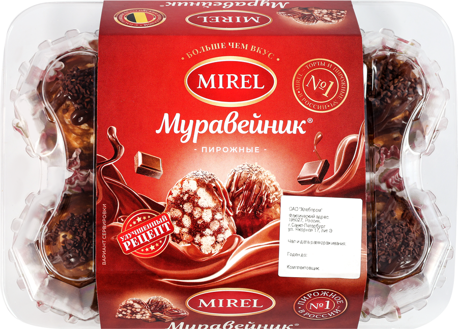 Пирожное MIREL Муравейник, 340г, предпросмотр