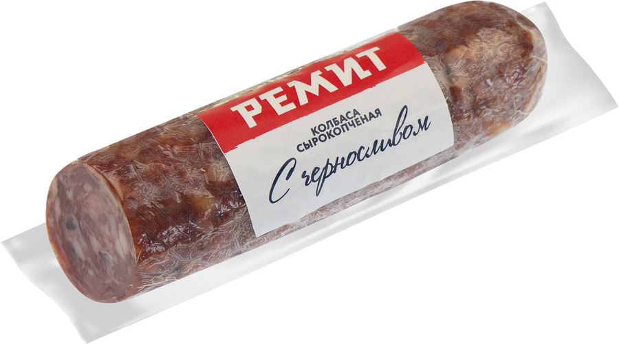 Колбаса сырокопченая РЕМИТ с черносливом, весовая, предпросмотр